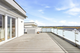 Neuwertige 3,5 Zimmer Penthouse-Wohnung in Randlage und Blick auf Wiesen und Felder - frei in 2026 - Dachterrasse