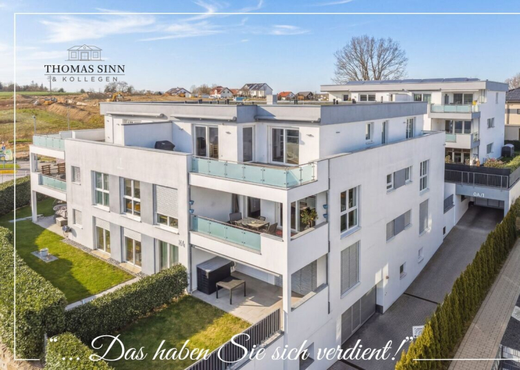 Neuwertige 3,5 Zimmer Penthouse-Wohnung in Randlage und Blick auf Wiesen und Felder – frei in 2026 74211 Leingarten