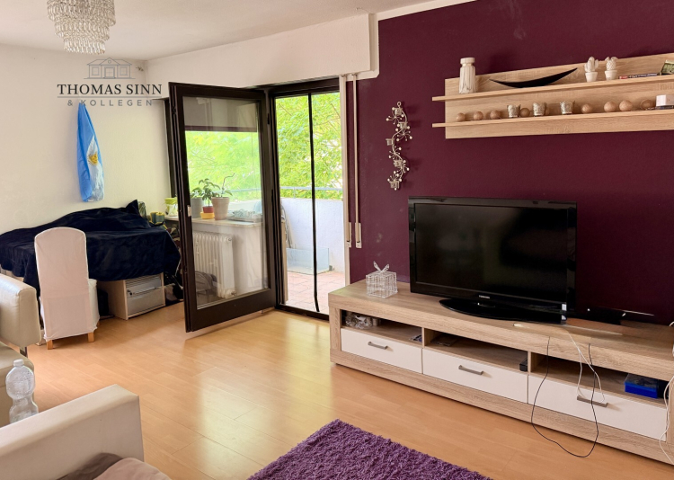 Helle 2-Zimmer-Wohnung mit Balkon und TG-Stellplatz in gepflegter Wohnanlage – neuer Fußboden 74399 Walheim