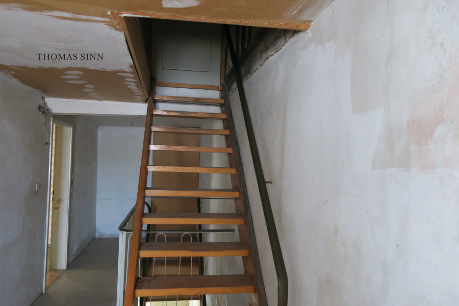 Treppe in Dachboden