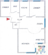 Gepflegte helle 3,5-Zimmer-Wohnung mit Tiefgaragenstellplatz in bevorzugter Lage von Heilbronn-Ost - Grundriss