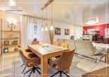 5,5-Zi.-MAISONETTE-WOHNUNG MIT REIHENHAUS-CHARAKTER IM RUHIGEM WOHNGEBIET - 2 STELLPLÄTZE - BALKON - 1. OG: Wohn-/Esszimmer