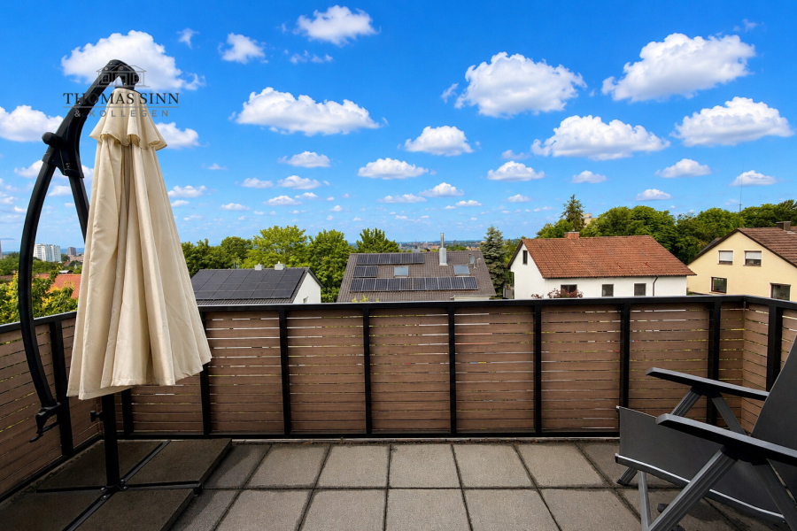 Balkon mit Aussicht