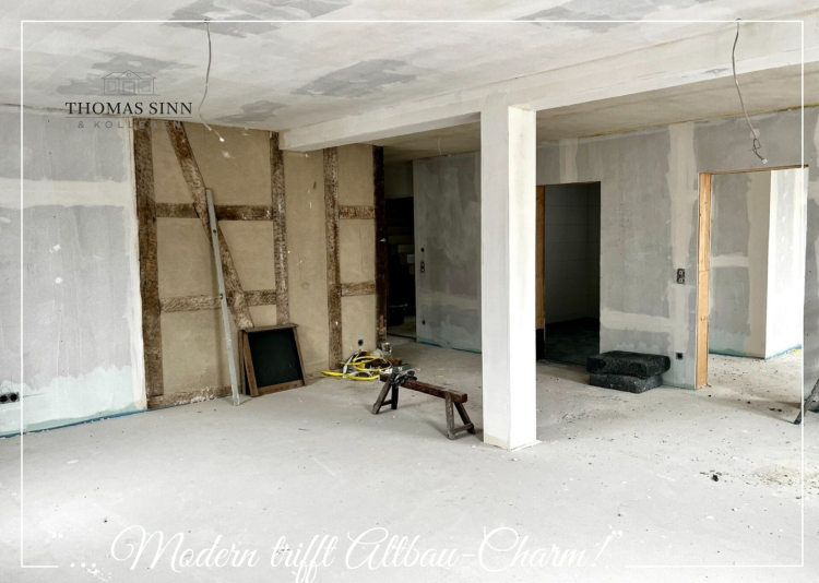 Besonderes Wohngefühl garantiert – 3,5-Zimmer Wohnung im 1. OG mit Balkon & historischem Charme 74670 Forchtenberg / Sindringen