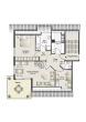 Helle charmante 3,5-Zimmer Galerie-Wohnung mit Balkon und Garage in ruhiger Seitenstraße - Grundriss