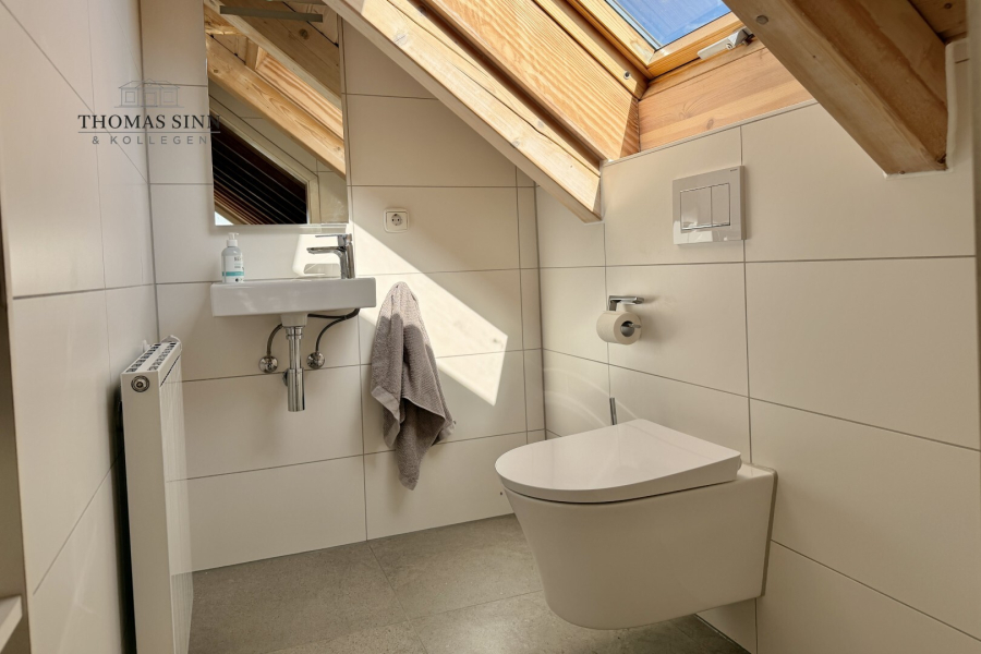 WC in der Galerie