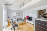 Moderner Lifestyle - 3,5 Zimmer DG-Maisonette-/Galeriewohnung mit fantastischer Aussicht - DG: Wohnbereich
