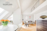 Moderner Lifestyle - 3,5 Zimmer DG-Maisonette-/Galeriewohnung mit fantastischer Aussicht - DG: Ess-/Wohnbereich