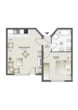 Schöne 2-Zimmerwohnung mit Terrasse in Langenbrettach zu verkaufen - Grundriss