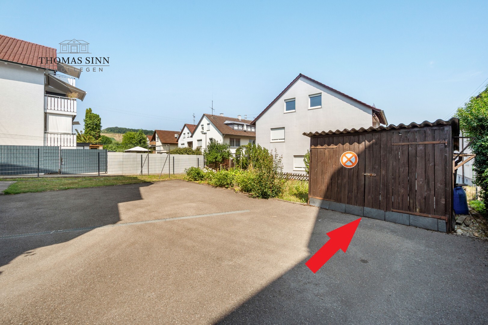 Innenhof - Gerätehütte der Wohnung zugeordnet