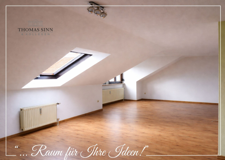 Attraktive 3,5-Zimmer-Dachgeschosswohnung mit großzügigem Grundriss und Dachterrasse 74081 Heilbronn / Horkheim