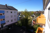 Attraktive 4 Zimmer Maisonette-Wohnung mit Südwestbalkon in ruhiger Lage - Aussicht vom Balkon