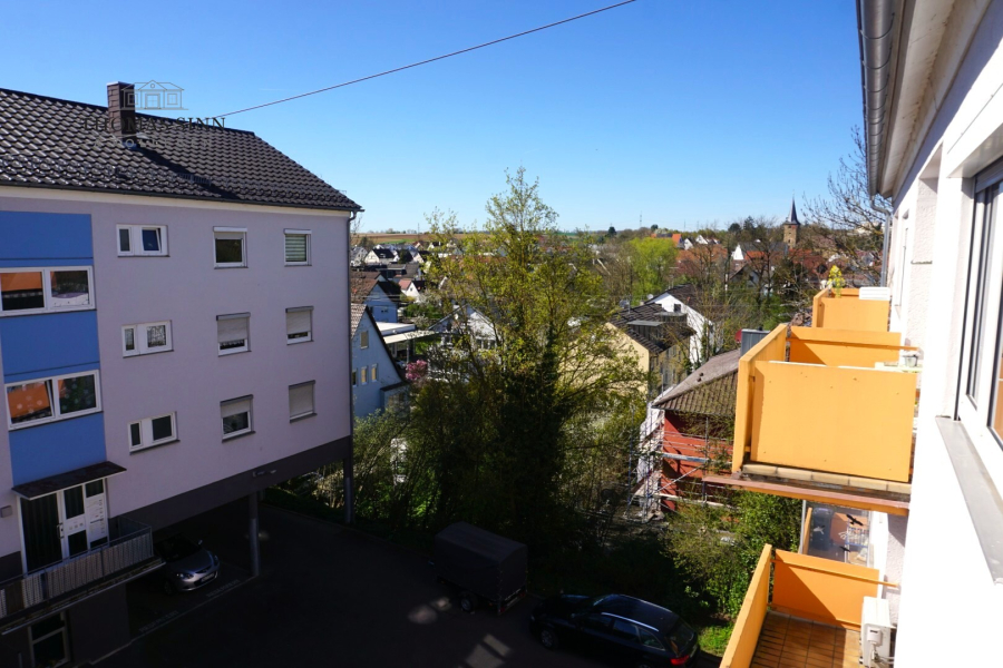 Aussicht vom Balkon