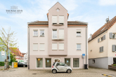 GEWERBEFLÄCHE: Erdgeschoss – große Fensterfront – frequentierte Lage! - Hausansicht