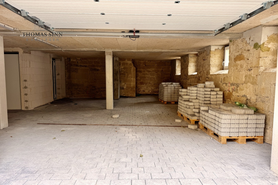 Garage für 2 Pkw hintereinander