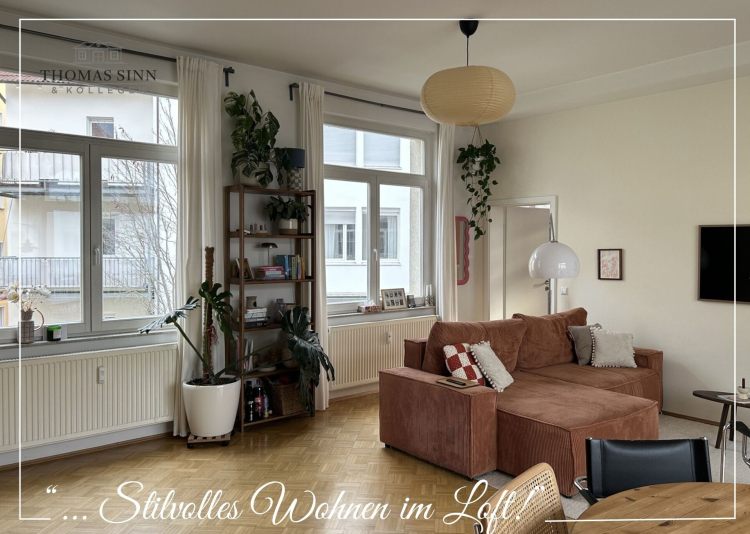 Gepflegte 2-Zimmer LOFT-Wohnung in beliebter Bahnhofsvorstadt 74072 Heilbronn