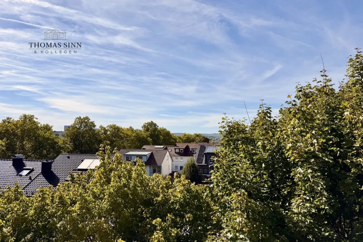 Aussicht vom Balkon