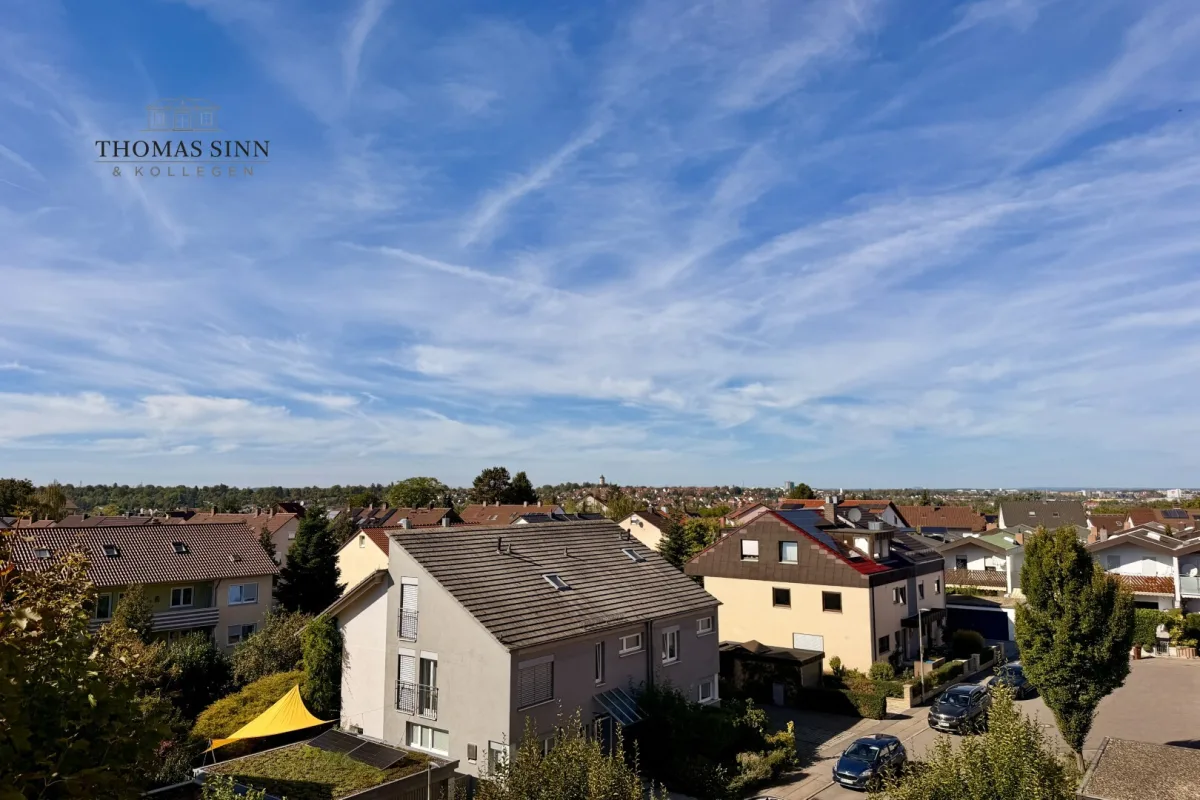 Aussicht vom Balkon