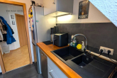Schöne 3 Zimmer DG-Wohnung in ruhiger zweiter Baureihe - Küche