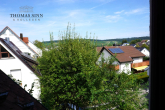 Wunderbare 4 Zimmer DG-Maisonettewohnung in ruhiger Wohnlage von Heilbronn-Ost - 1. DG: Aussicht von Küche