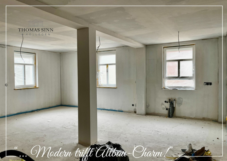 Helle 3,5-Zimmer Wohnung im 1. OG mit Balkon – modernes Wohnen trifft auf einzigartiges Fachwerk 74670 Forchtenberg / Sindringen