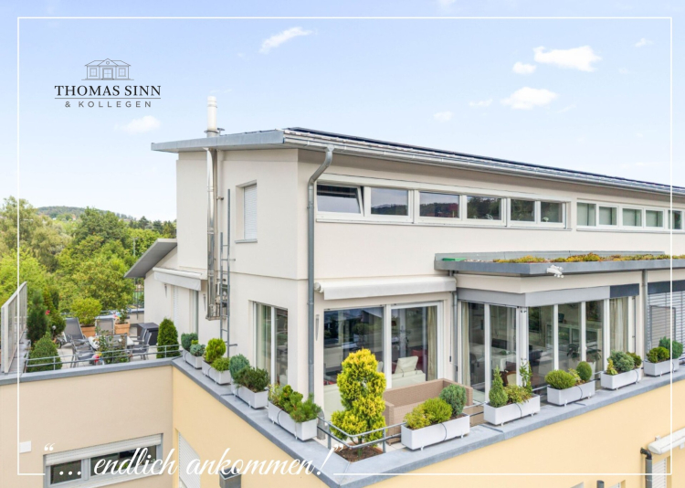 Stilvolle 3,5-/4-Zi.-DG-Penthouse-Maisonettewohnung mit zwei Terrassen in HN-Ost 74074 Heilbronn
