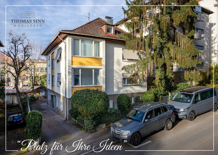 Renovierungsbedürftiges 3-Familienhaus in sehr guter Wohnlage von Stuttgart-Nord. 70174 Stuttgart