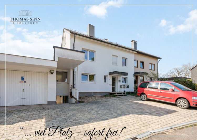 ANGEBAUTES WOHN-/GESCHÄFTSHAUS MIT 4 EINHEITEN UND VIEL FLÄCHE FÜR IHRE IDEEN – SOFORT FREI! 74172 Neckarsulm