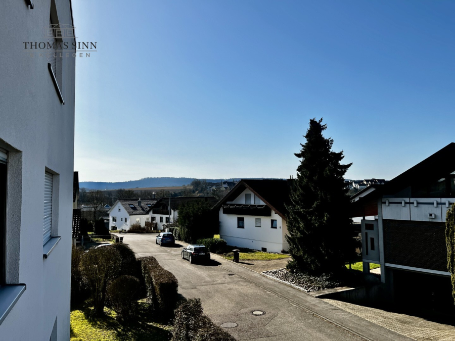 Aussicht vom Balkon