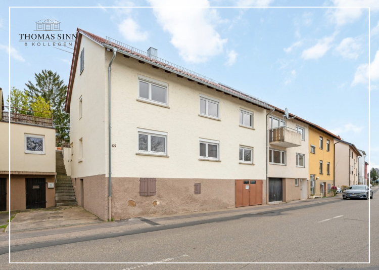 Zweifamilienhaus mit angebautem Reihenhaus und großem Garten in zentraler Lage für Ihre Großfamilie 74211 Leingarten