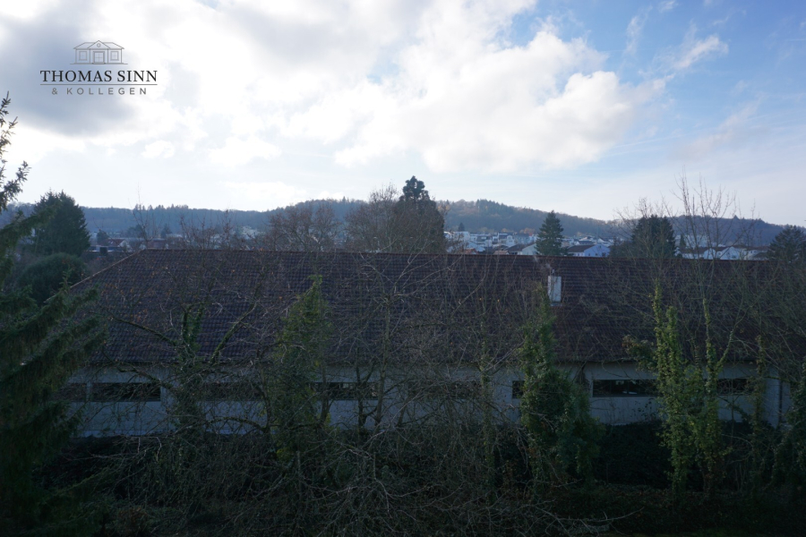 Aussicht vom Balkon