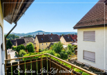 Blick vom Balkon