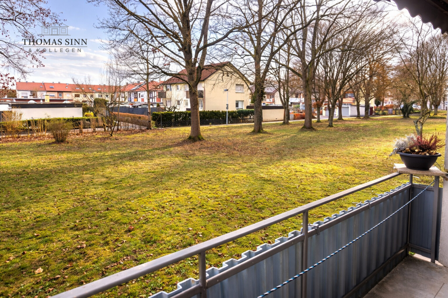 Sicht vom Balkon