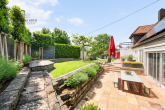 Gartenanlage mit Freisitz